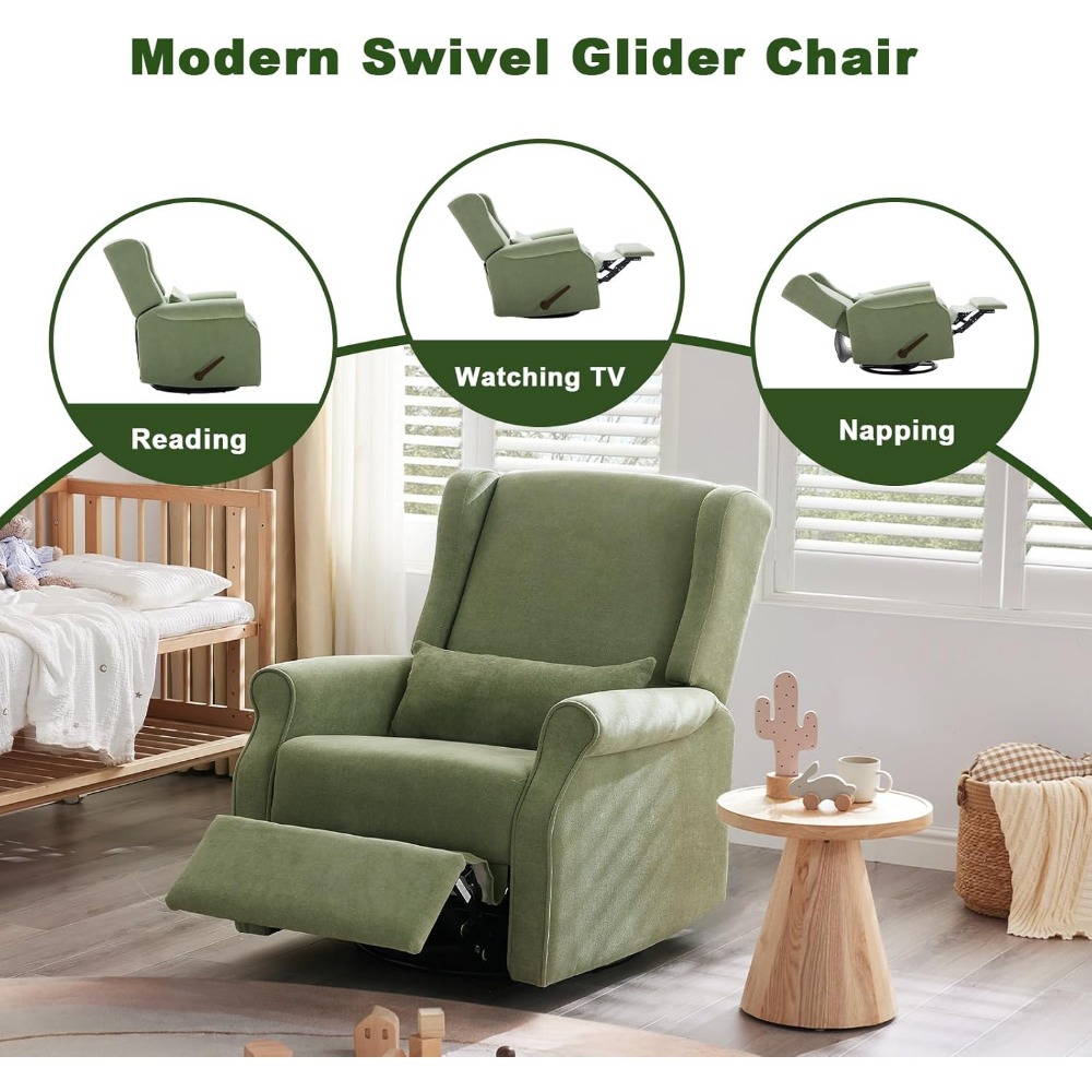 Nursery Swivel Glider Recliner - Rocking Chair Nursery recension och pris