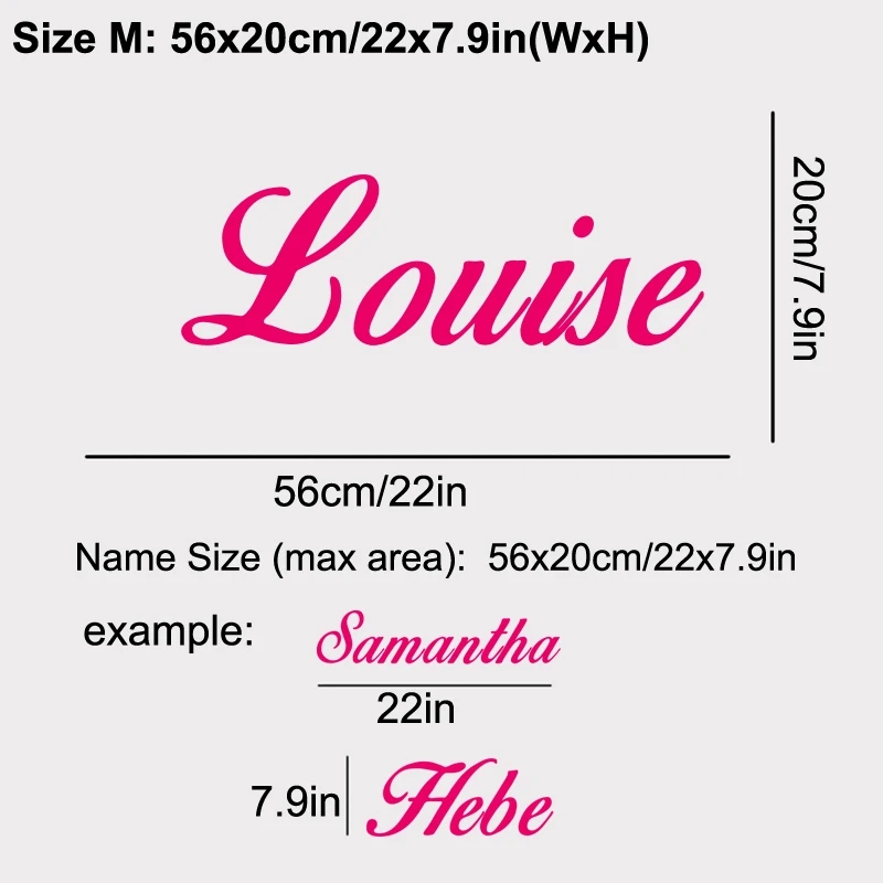 YOUR TEXT Vinyl Decal Sticker  - Baby Nursery Labels recension och pris