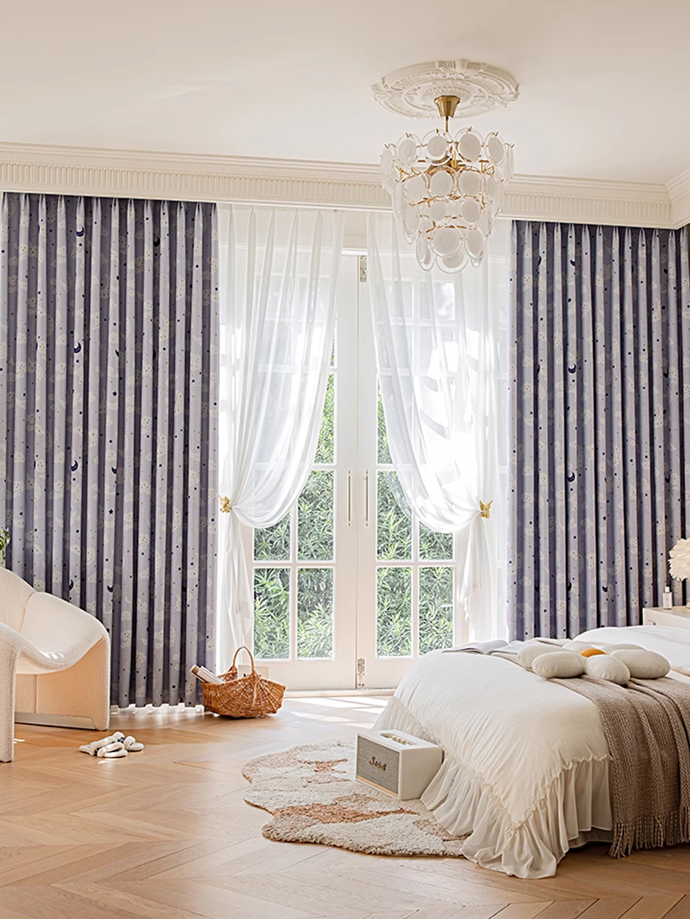 Stylish Cartoon-Print Blackout - Baby Nursery Blackout Curtains recension och pris