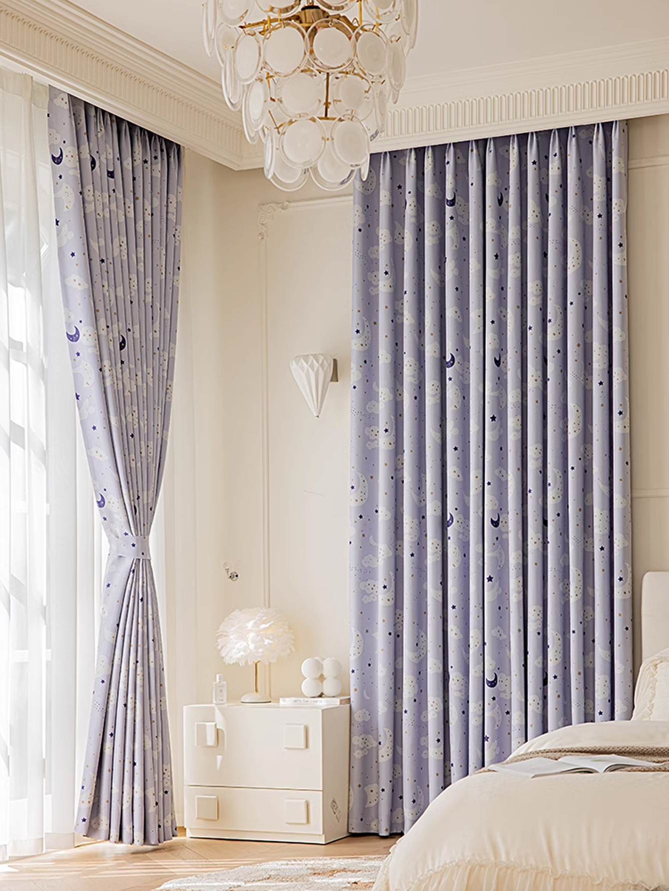Stylish Cartoon-Print Blackout - Baby Nursery Blackout Curtains recension och pris