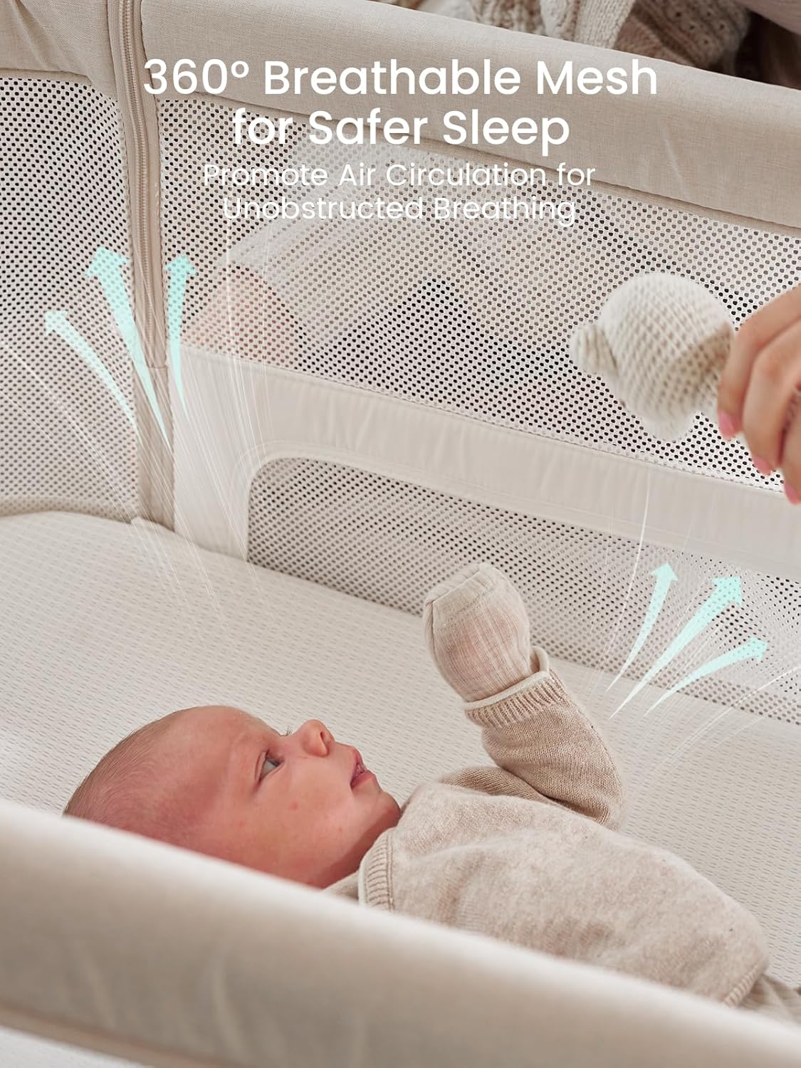 5-in-1 Baby Bassinet Bedside S - Bassinet Bedside Sleeper recension och pris
