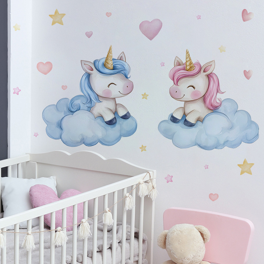 Unicorn Decorative Vinyl Child - Baby Nursery Ideas Girl recension och pris