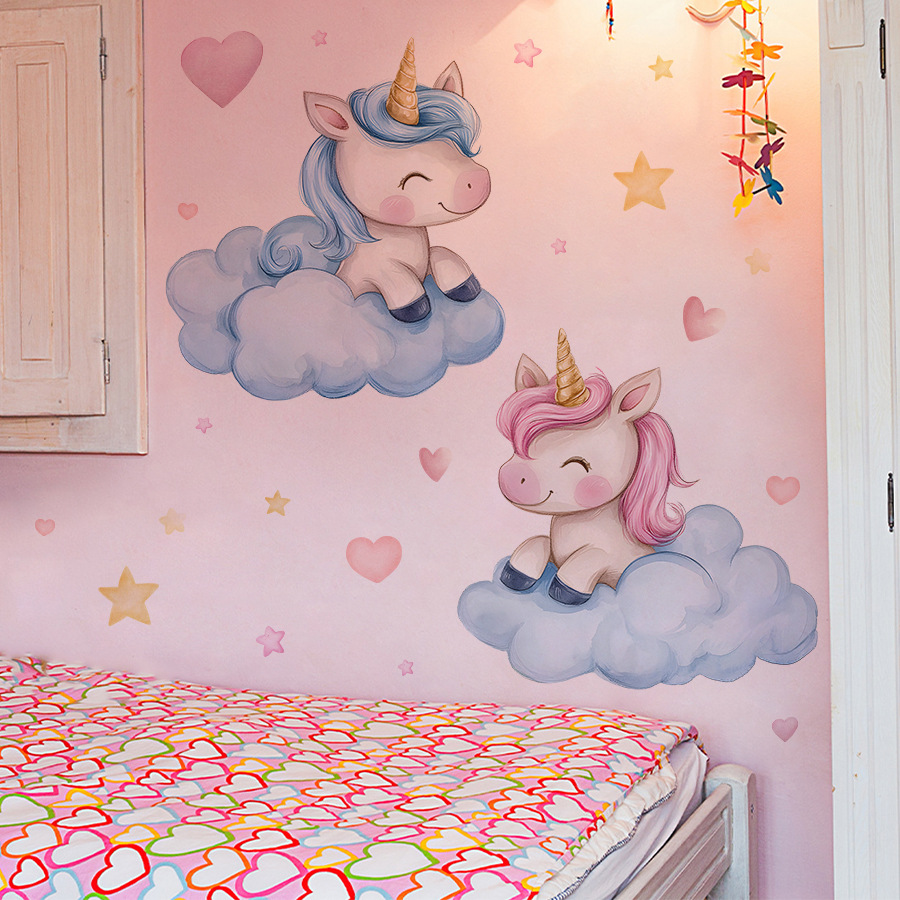 Unicorn Decorative Vinyl Child - Baby Nursery Ideas Girl recension och pris