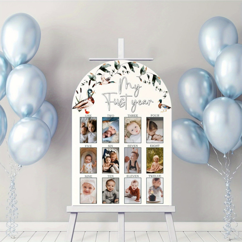 1pc My First Year Photo Board  - Baby Nursery Picture Frames recension och pris