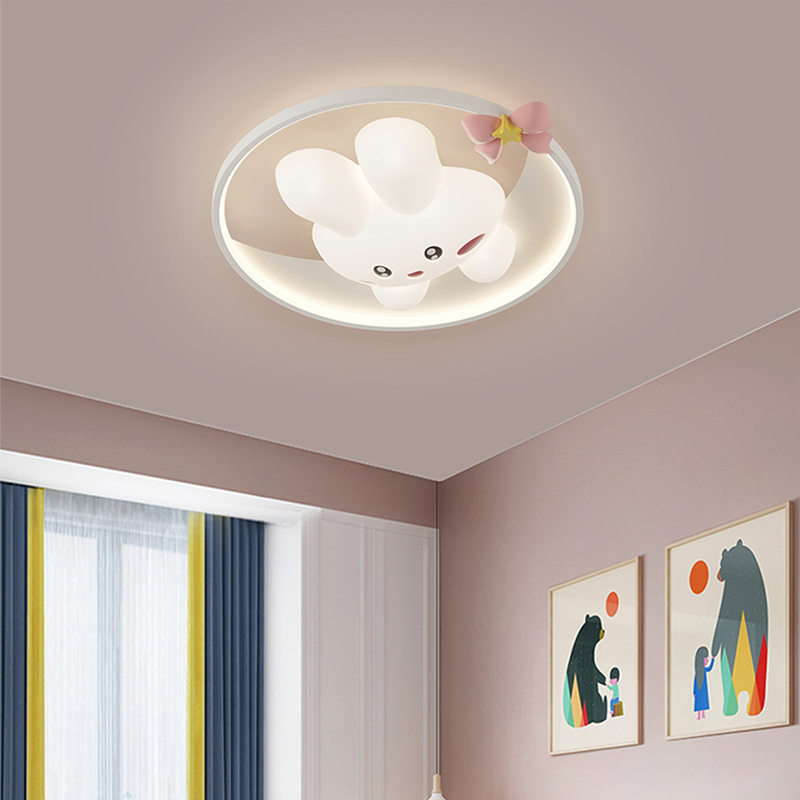 New 3D Rabbit Ceiling Lamp Car - Baby Nursery Ceiling Light recension och pris