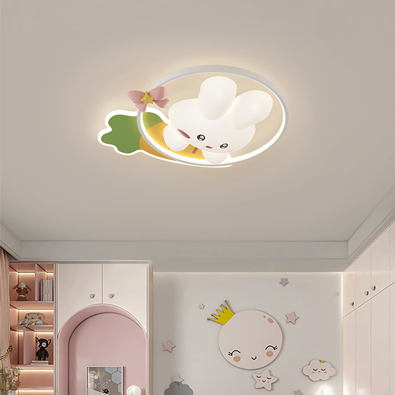 New 3D Rabbit Ceiling Lamp Car - Baby Nursery Ceiling Light recension och pris