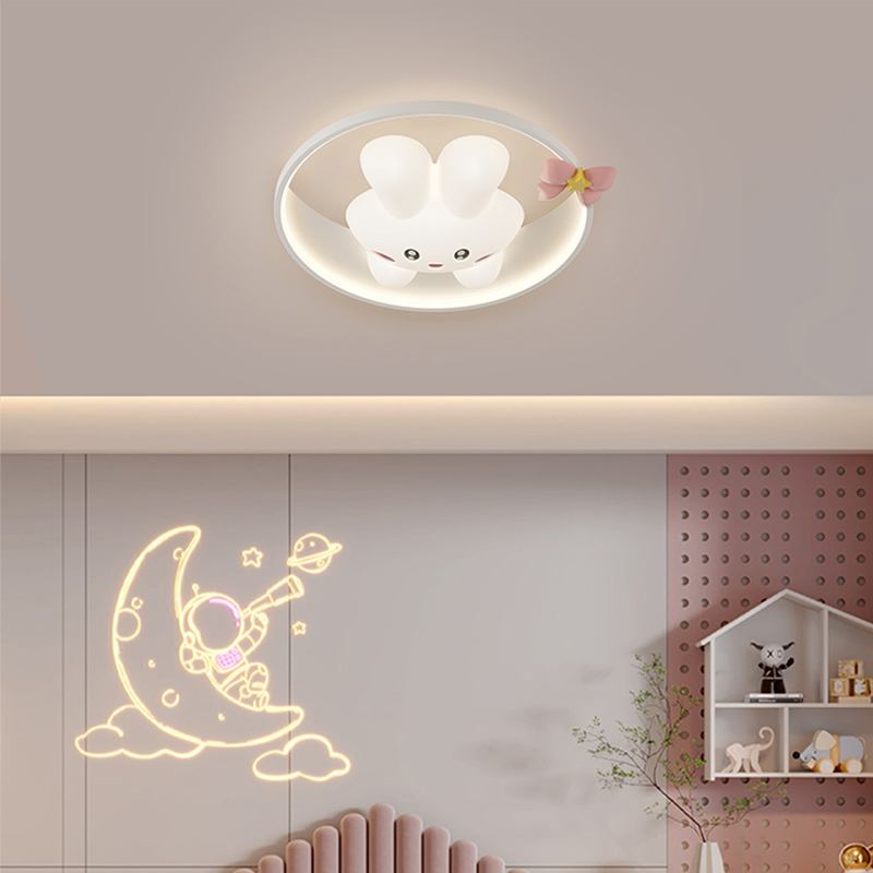 New 3D Rabbit Ceiling Lamp Car - Baby Nursery Ceiling Light recension och pris