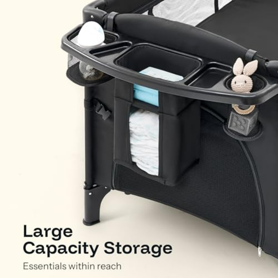 HARPPA 6 in 1 Portable Baby Pl - Bassinet Bedside Sleeper recension och pris