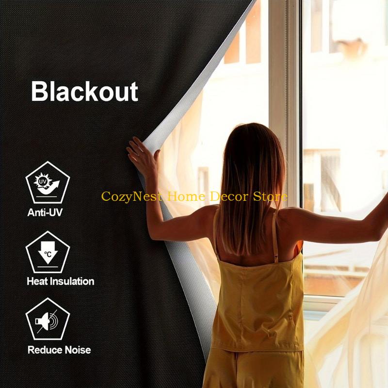 92MF Blackout Curtains No Dril - Baby Nursery Blackout Curtains recension och pris