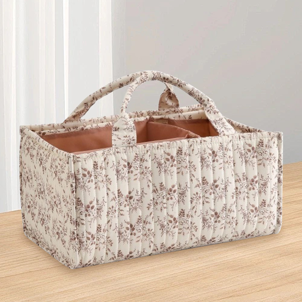 Floral Quilted Baby Diaper Cad - Baby Nursery Essentials recension och pris
