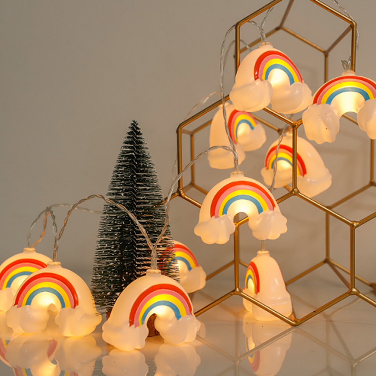 1.5m 10Led Colorful Cloud Star - Baby Nursery Lamp recension och pris