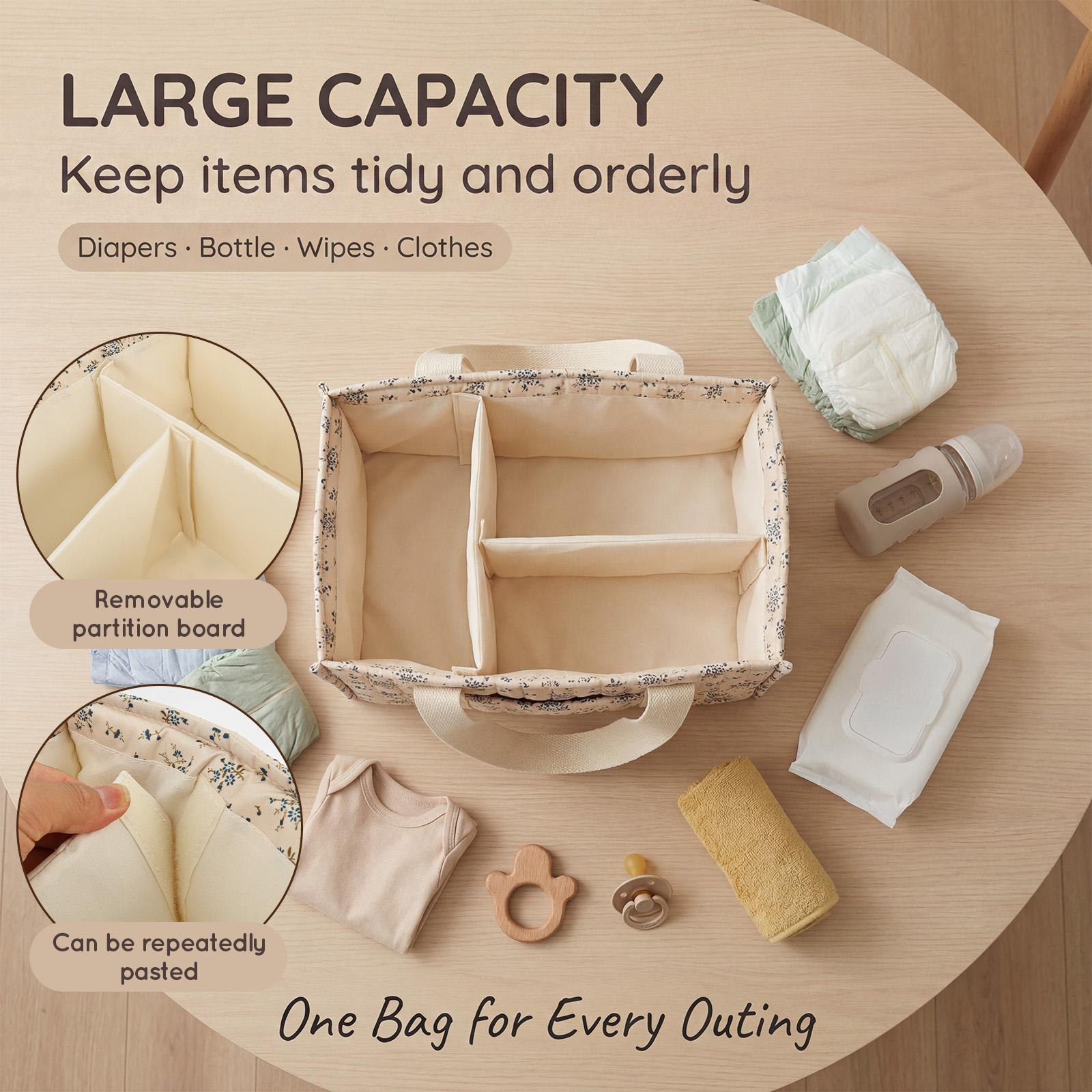 Foldable Diaper Caddy Organize - Baby Nursery Organization Ideas recension och pris