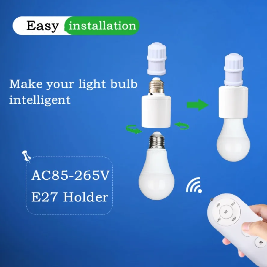 E27/E26 Wireless Remote Contro - Baby Nursery Lamp recension och pris