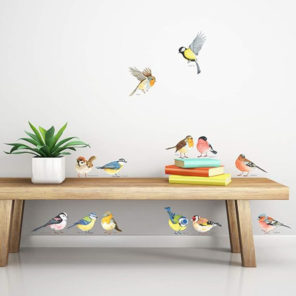 13pcs Little Birds Wall Sticke - Baby Nursery Panelling recension och pris