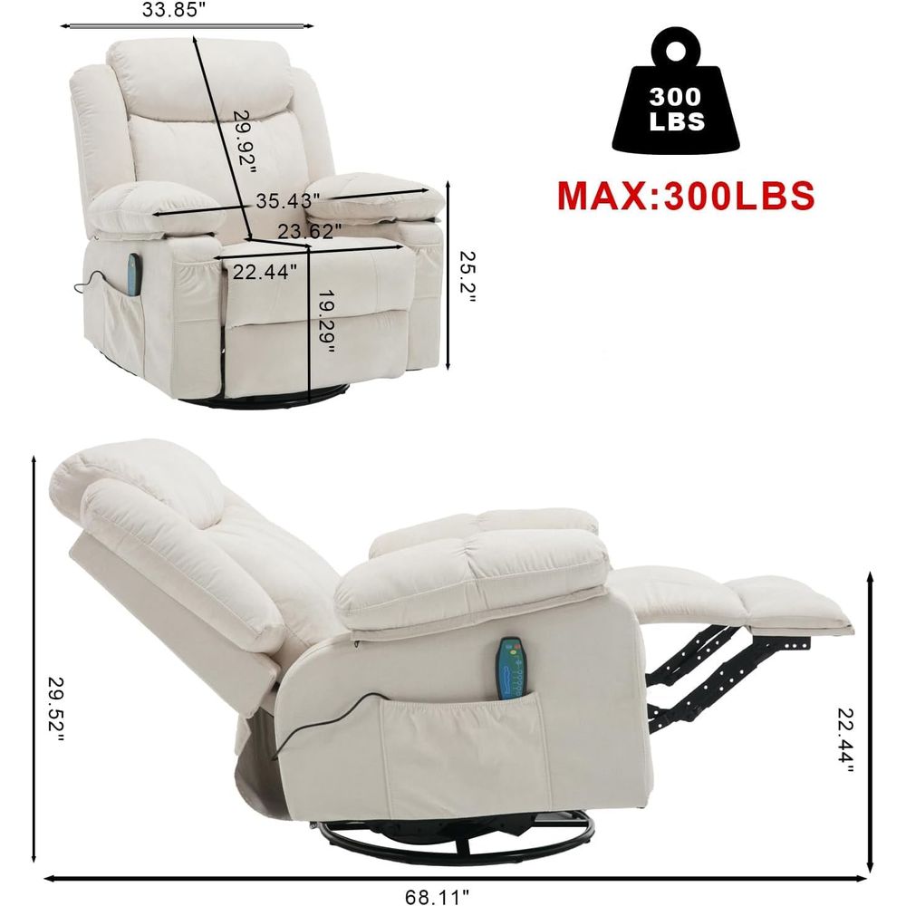 Rocker Recliner Chair with Mas - Rocking Chair Nursery recension och pris