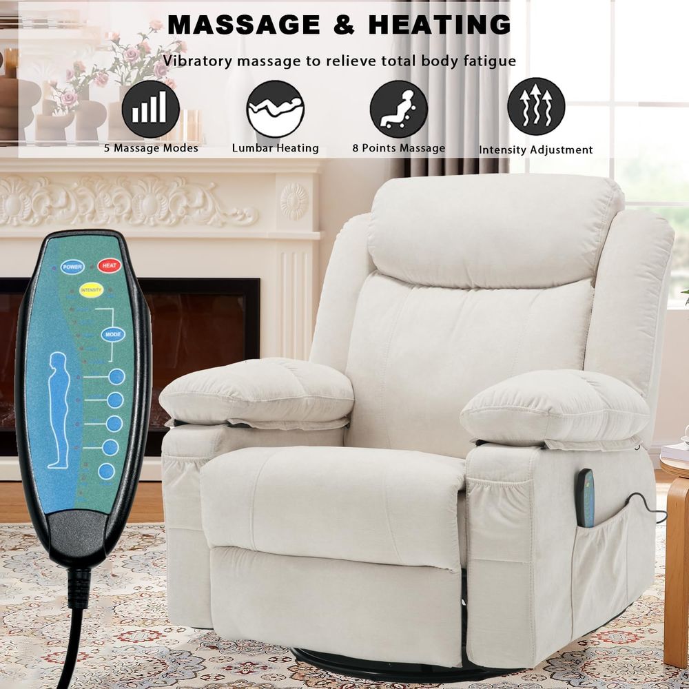 Rocker Recliner Chair with Mas - Rocking Chair Nursery recension och pris