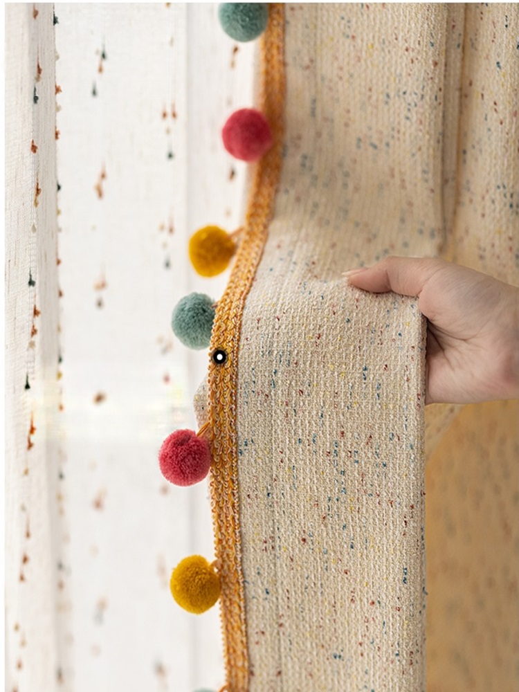 Colorful Lace Bean Curtains Bo - Baby Nursery Blackout Curtains recension och pris