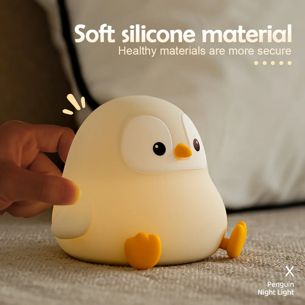 Cute PenguinBaby Night Light K - Baby Nursery Lamp recension och pris