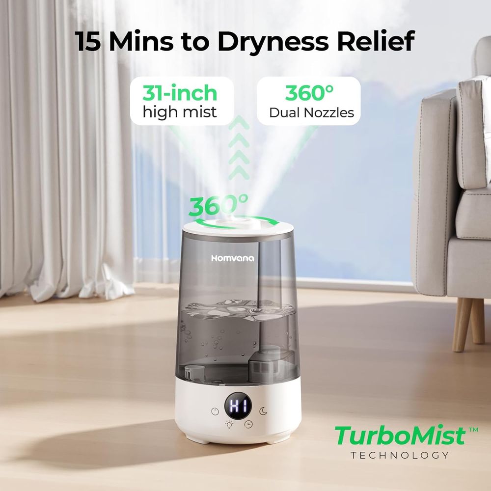 Ultra-Quiet 3.6L Top-Fill Cool - Humidifier Nursery Quiet recension och pris