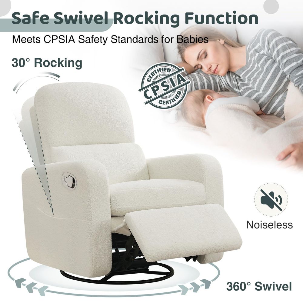Rocker Recliner, Oversized Bou - Rocking Chair Nursery recension och pris