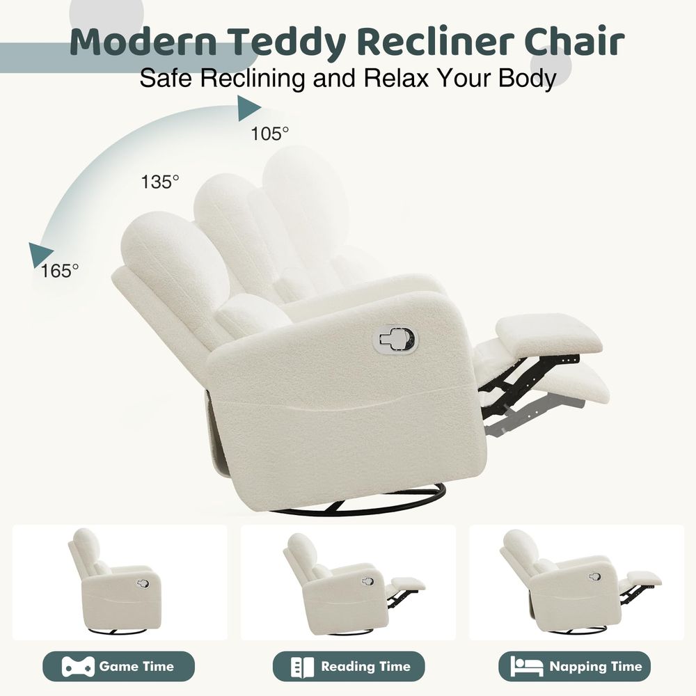 Rocker Recliner, Oversized Bou - Rocking Chair Nursery recension och pris