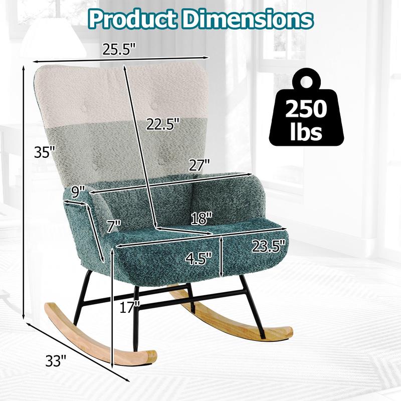 Nursery Rocking Chair with Erg - Rocking Chair Nursery recension och pris