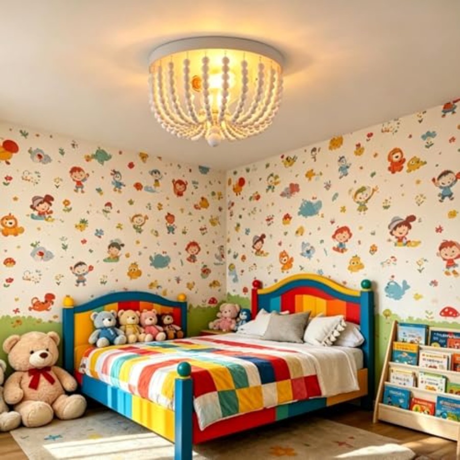 Flush Mount Ceiling Light Fixt - Baby Nursery Ceiling Light recension och pris