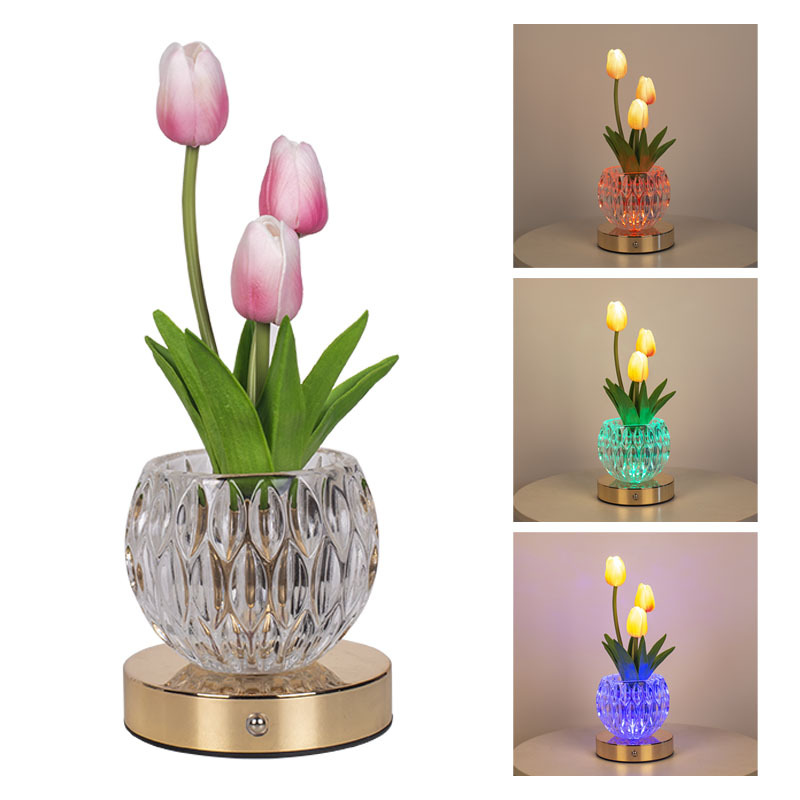 Artificial Tulip Flower Lamp,  - Baby Nursery Lamp recension och pris