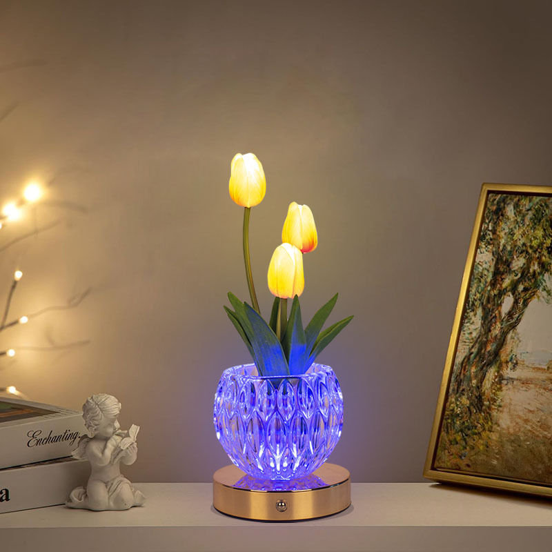 Artificial Tulip Flower Lamp,  - Baby Nursery Lamp recension och pris