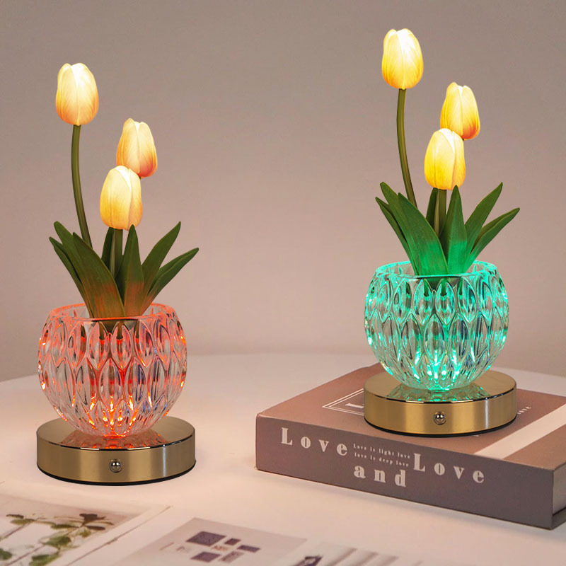 Artificial Tulip Flower Lamp,  - Baby Nursery Lamp recension och pris