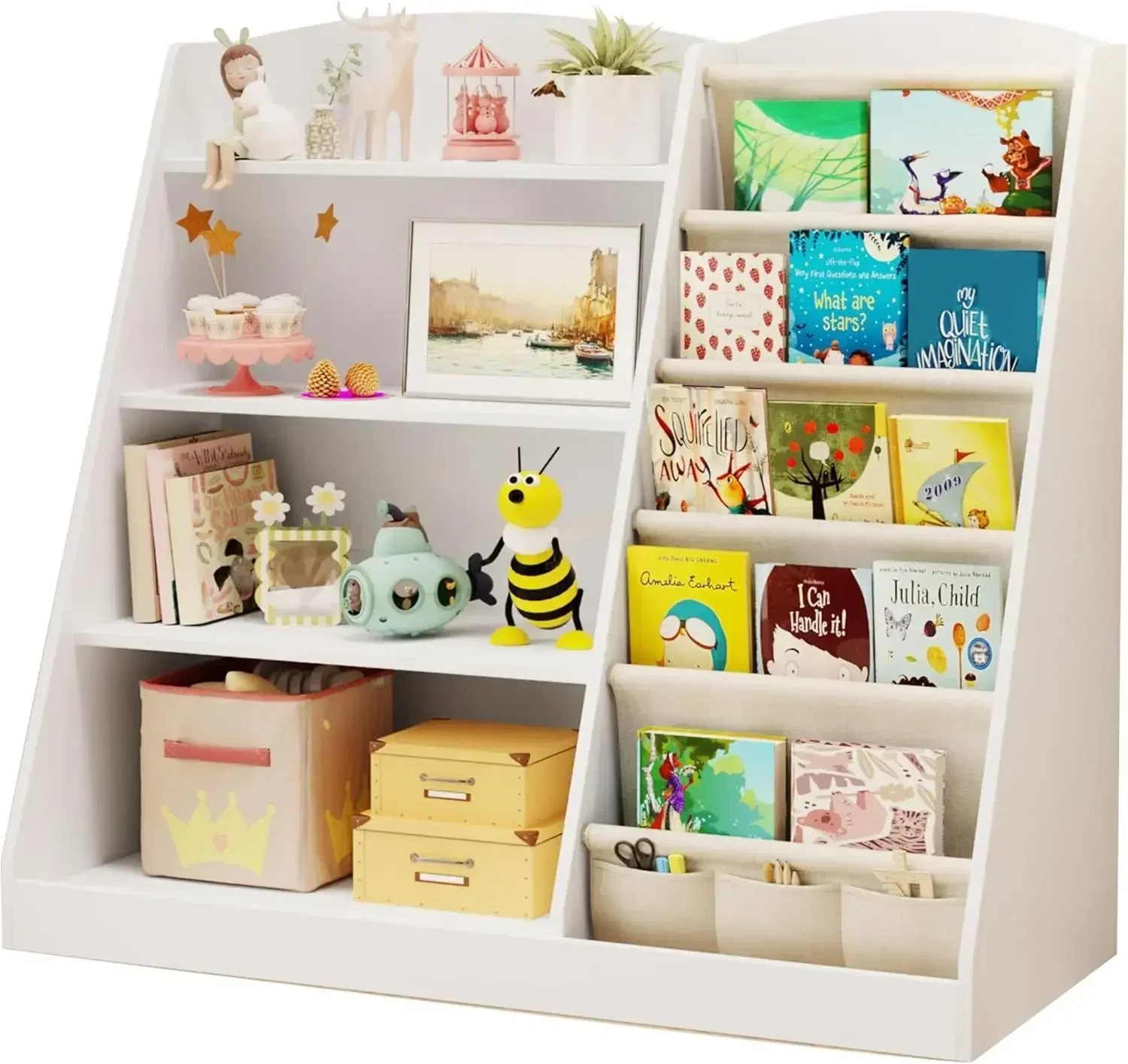 bookshelf Storage Organizer 4  - Baby Nursery Books recension och pris