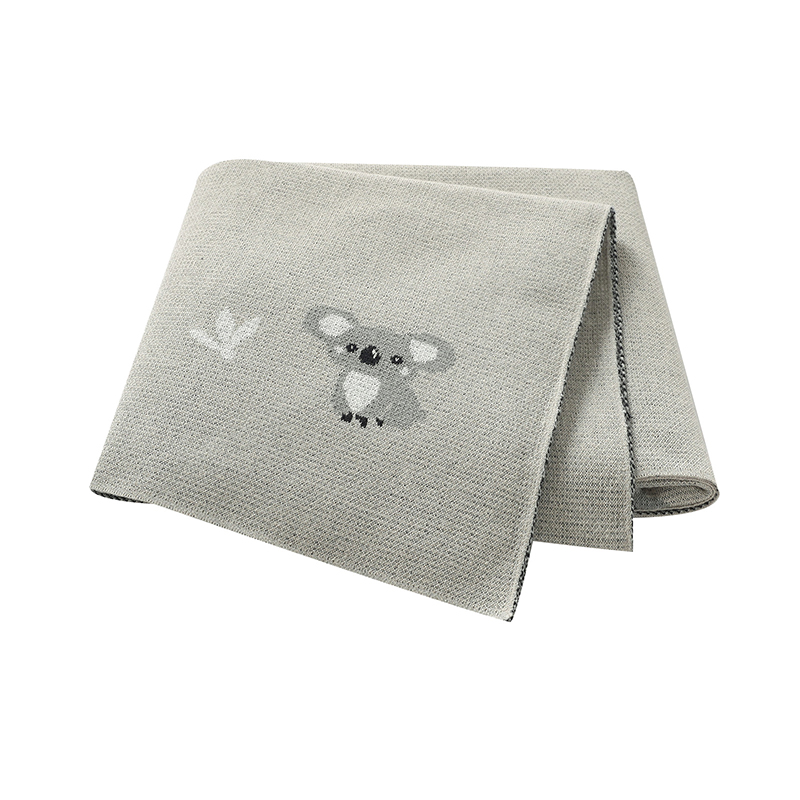Grey Baby Blankets Cotton 100* - Baby Girl Nursery Quilt recension och pris