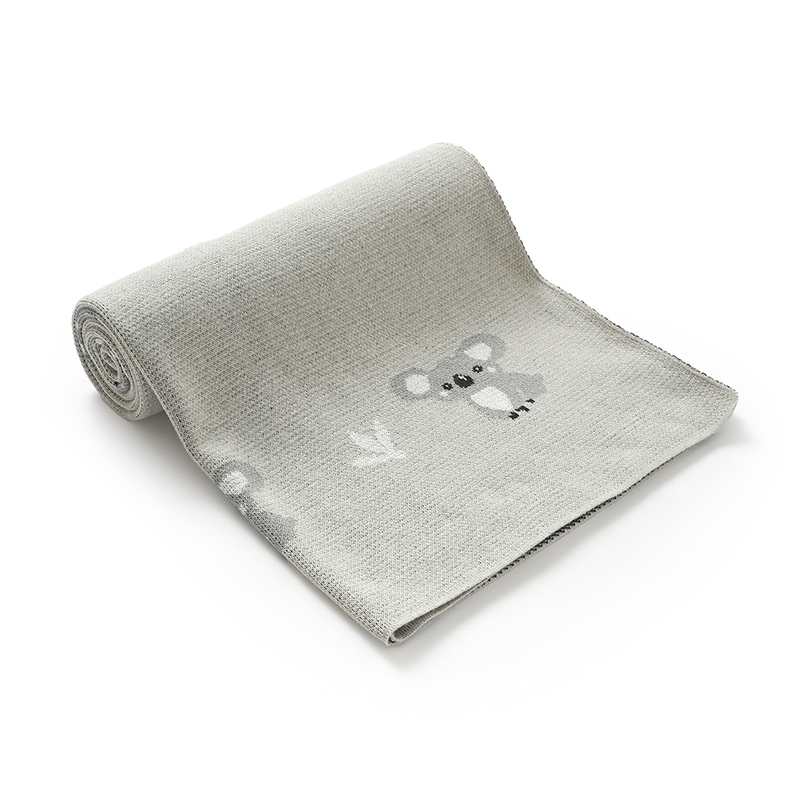 Grey Baby Blankets Cotton 100* - Baby Girl Nursery Quilt recension och pris