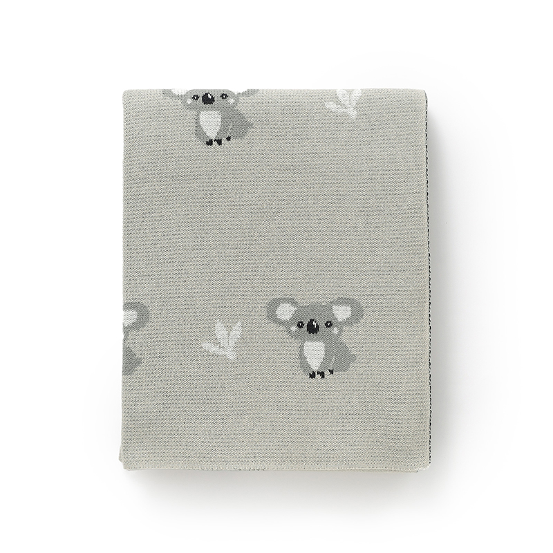 Grey Baby Blankets Cotton 100* - Baby Girl Nursery Quilt recension och pris