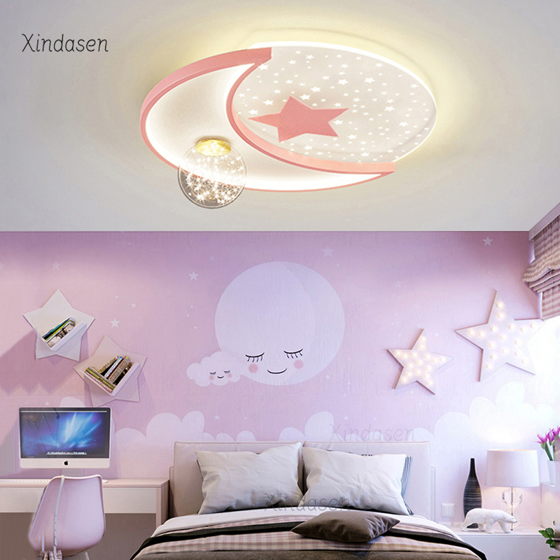 Creative Moon Star Ceiling Lam - Baby Nursery Ceiling Light recension och pris