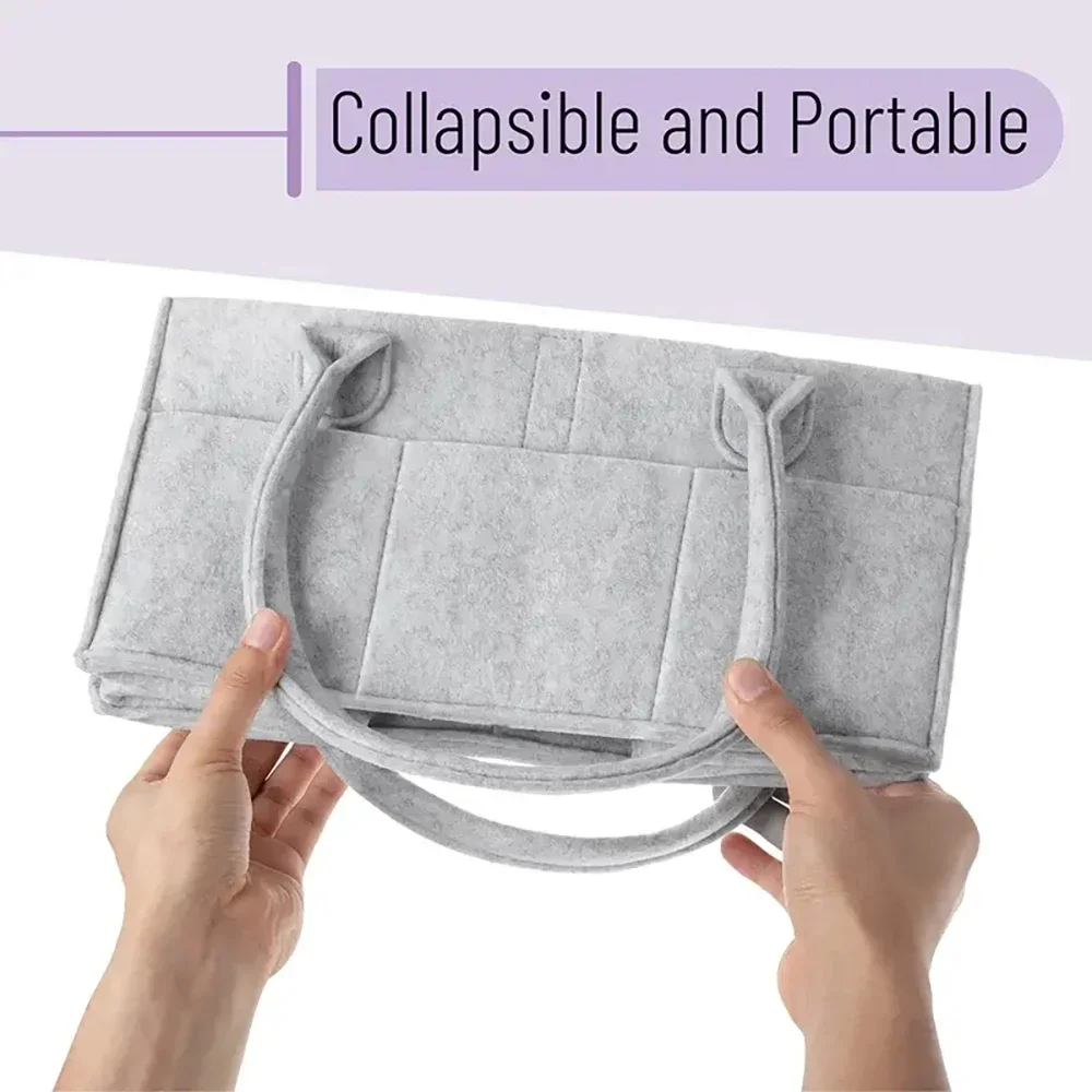 Portable Mommy Bag Fashionable - Baby Nursery Handles recension och pris