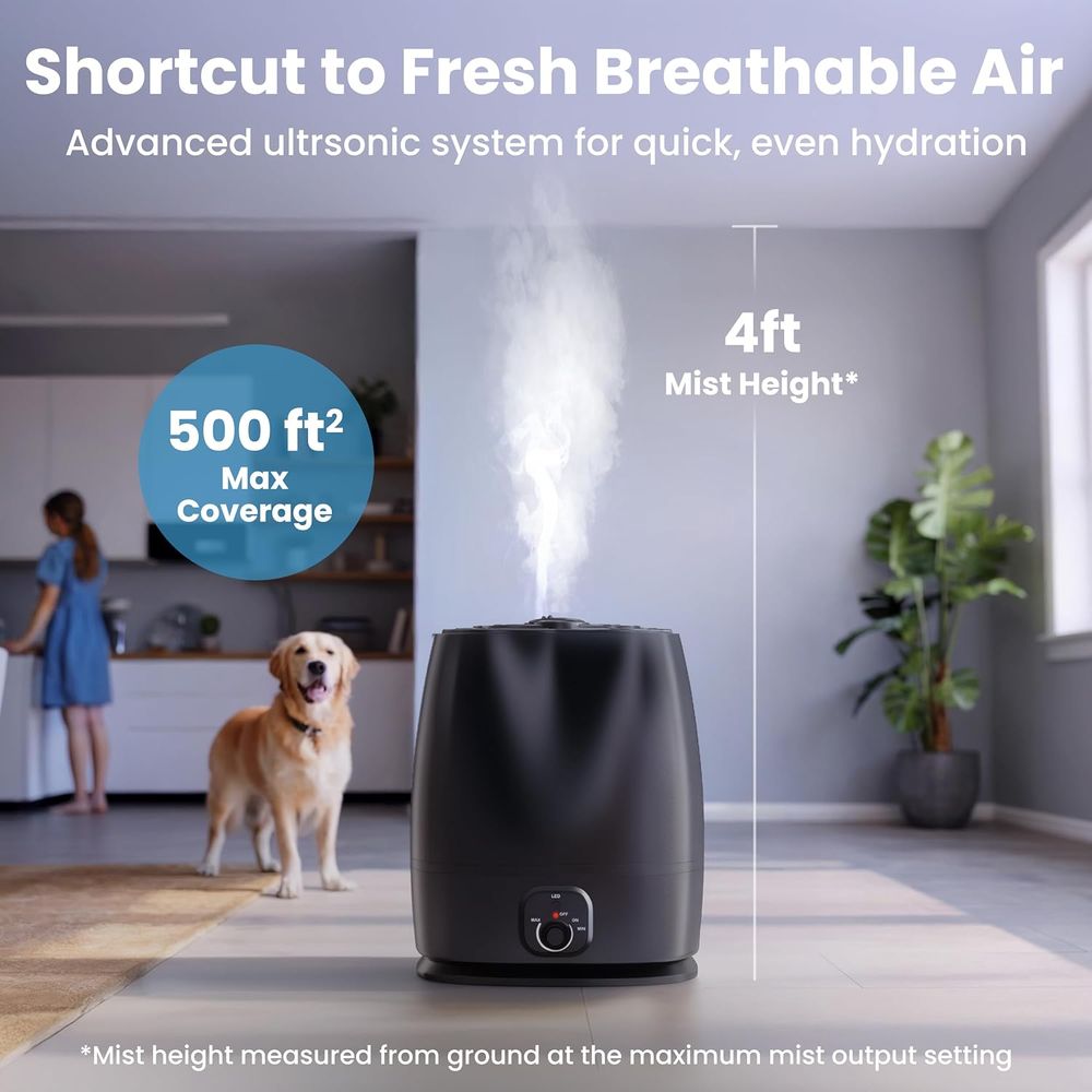 Large Room Supersized Cool Mis - Humidifier Nursery Quiet recension och pris