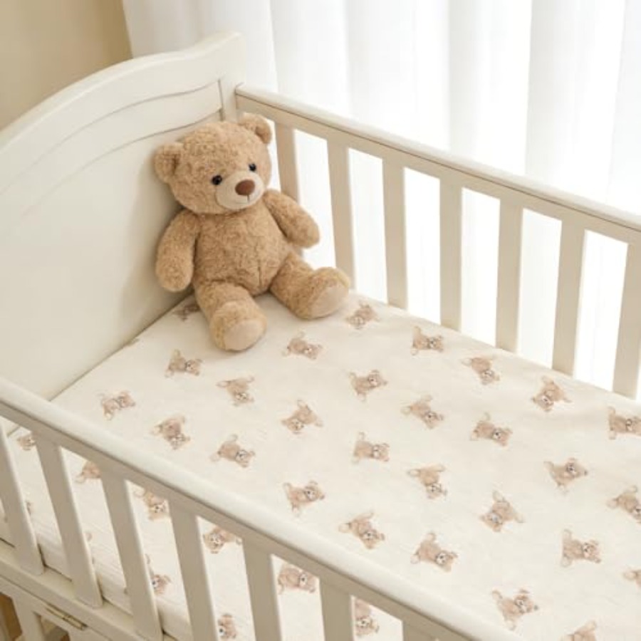 Organic Cotton Muslin Baby Cri - Baby Girl Nursery Quilt recension och pris