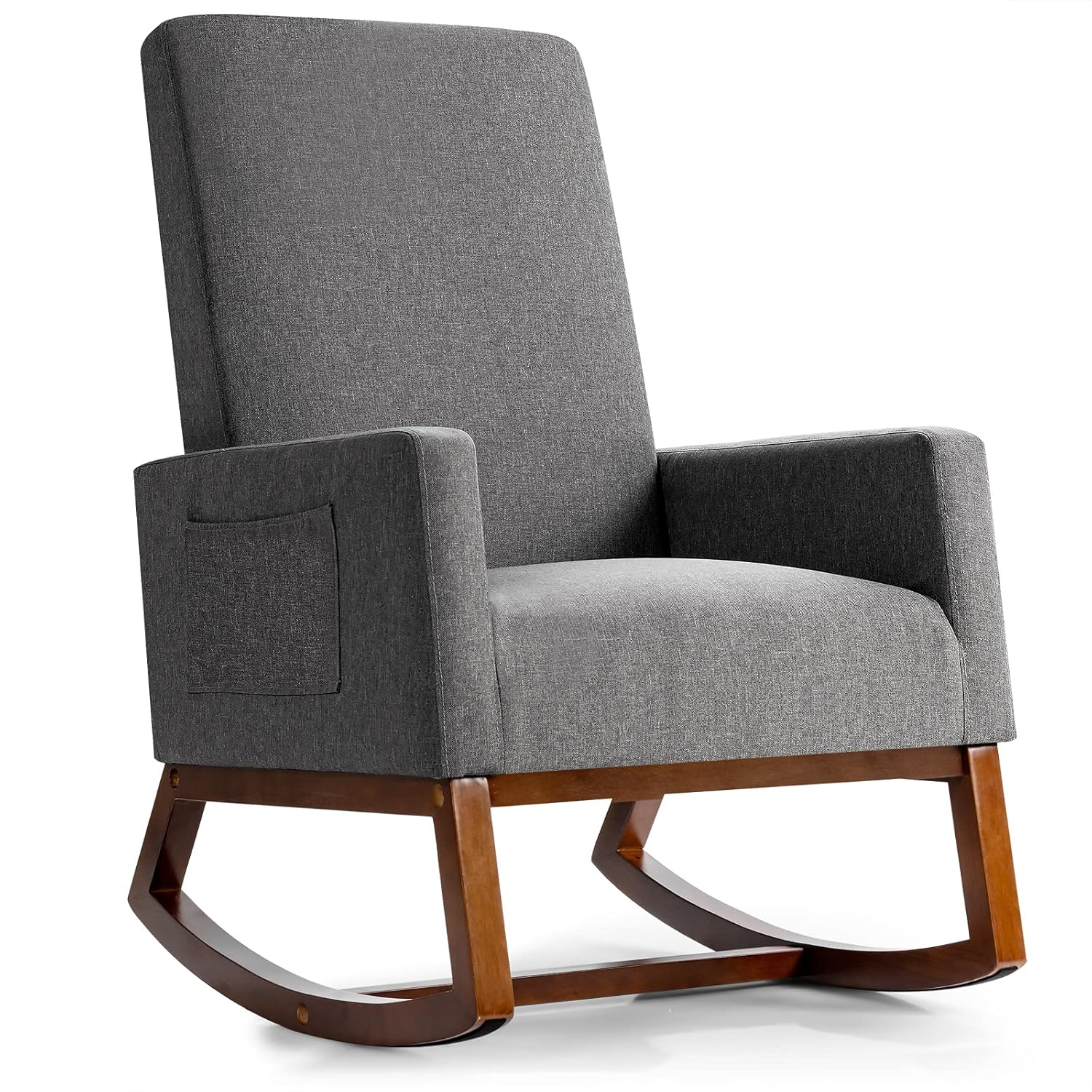 Upholstered Rocking Chair w/Wo - Rocking Chair Nursery recension och pris