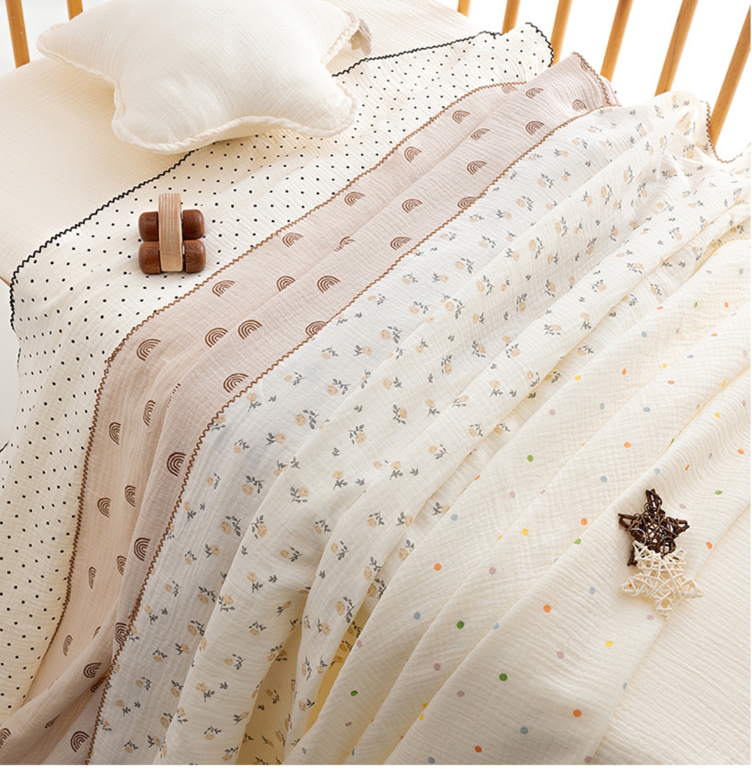 100*130cm Summer Baby Swaddle  - Baby Girl Nursery Quilt recension och pris