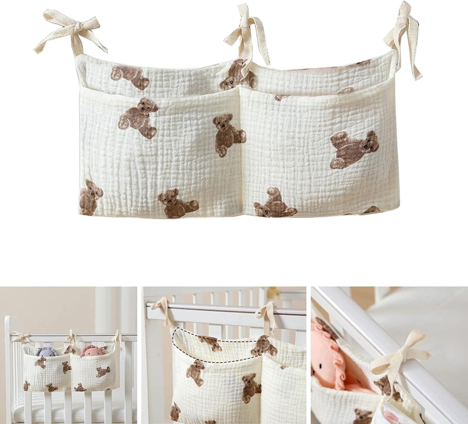 Baby Crib Organizer Cot Caddy  - Baby Nursery Organization Ideas recension och pris