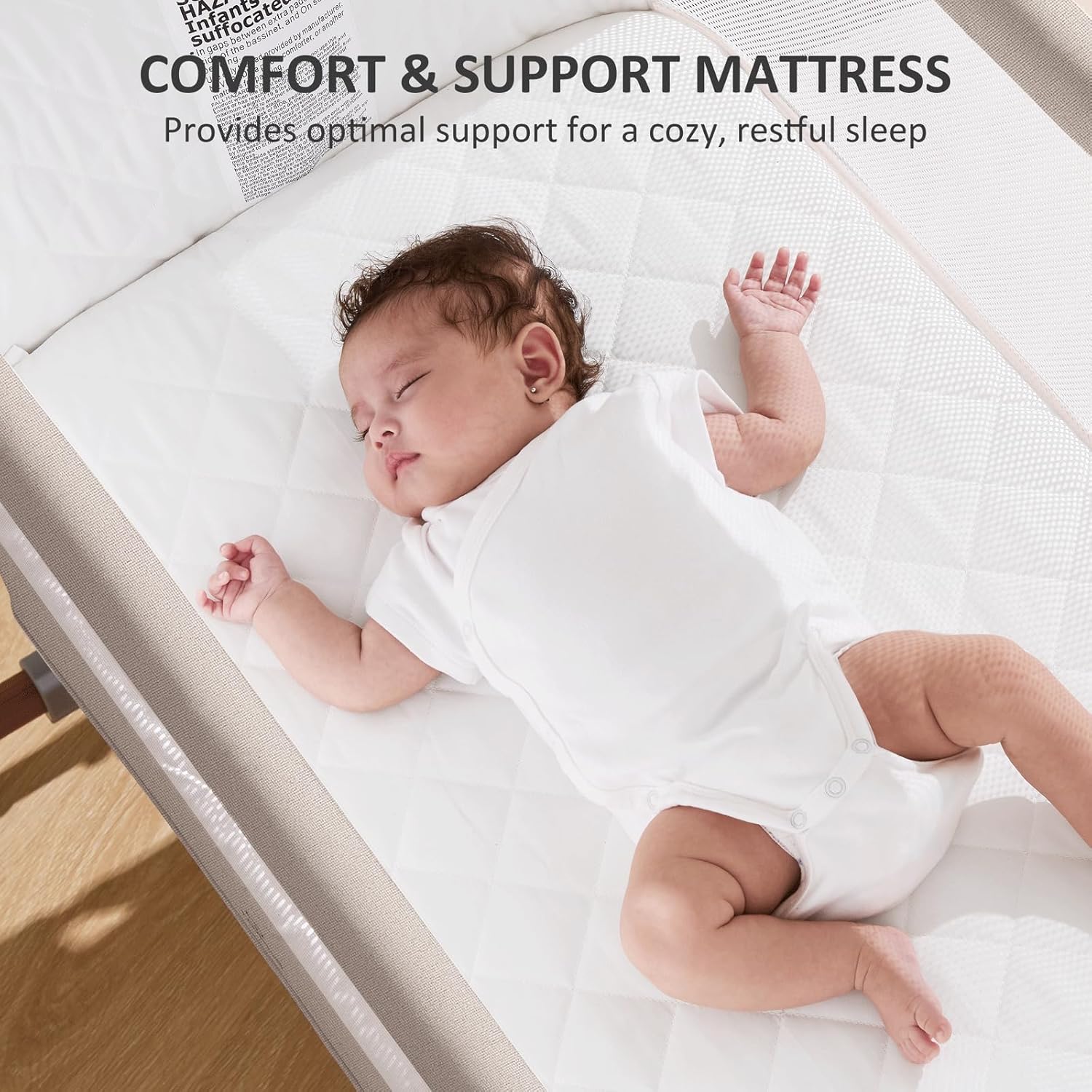 3 in 1 Baby Bassinet, Rocking  - Bassinet Bedside Sleeper recension och pris