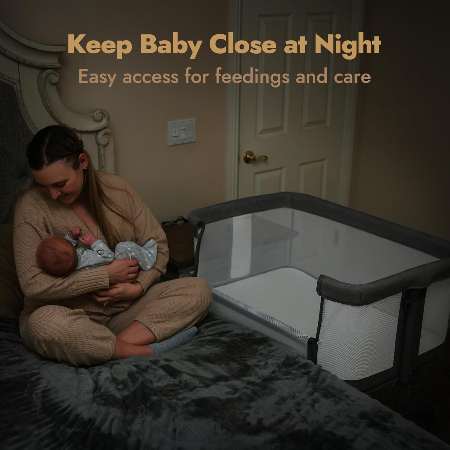Baby Bassinet, Bedside Bassine - Bassinet Bedside Sleeper recension och pris