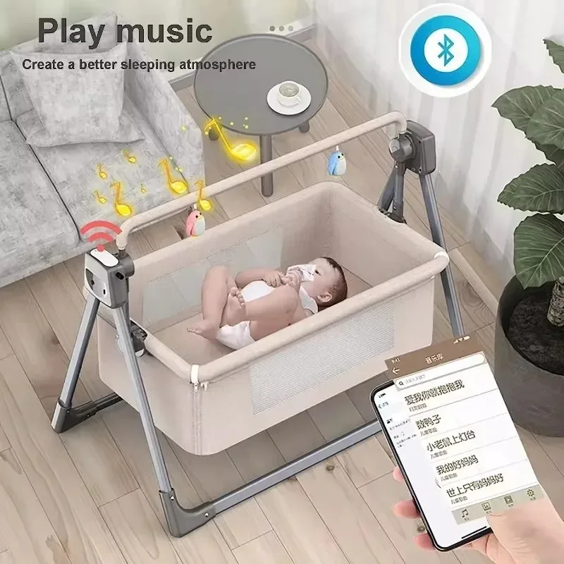 Rocking Bassinet for Baby Auto - Bassinet Bedside Sleeper recension och pris