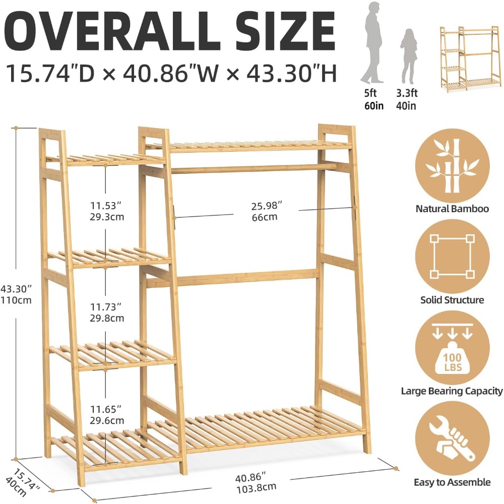 US Shipping Kids Clothing Rack - Baby Nursery Wardrobe recension och pris