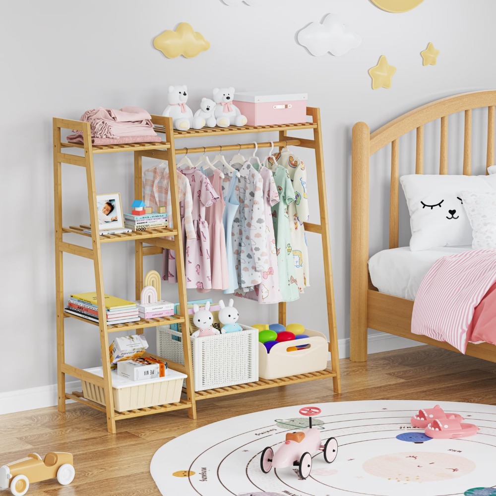 US Shipping Kids Clothing Rack - Baby Nursery Wardrobe recension och pris