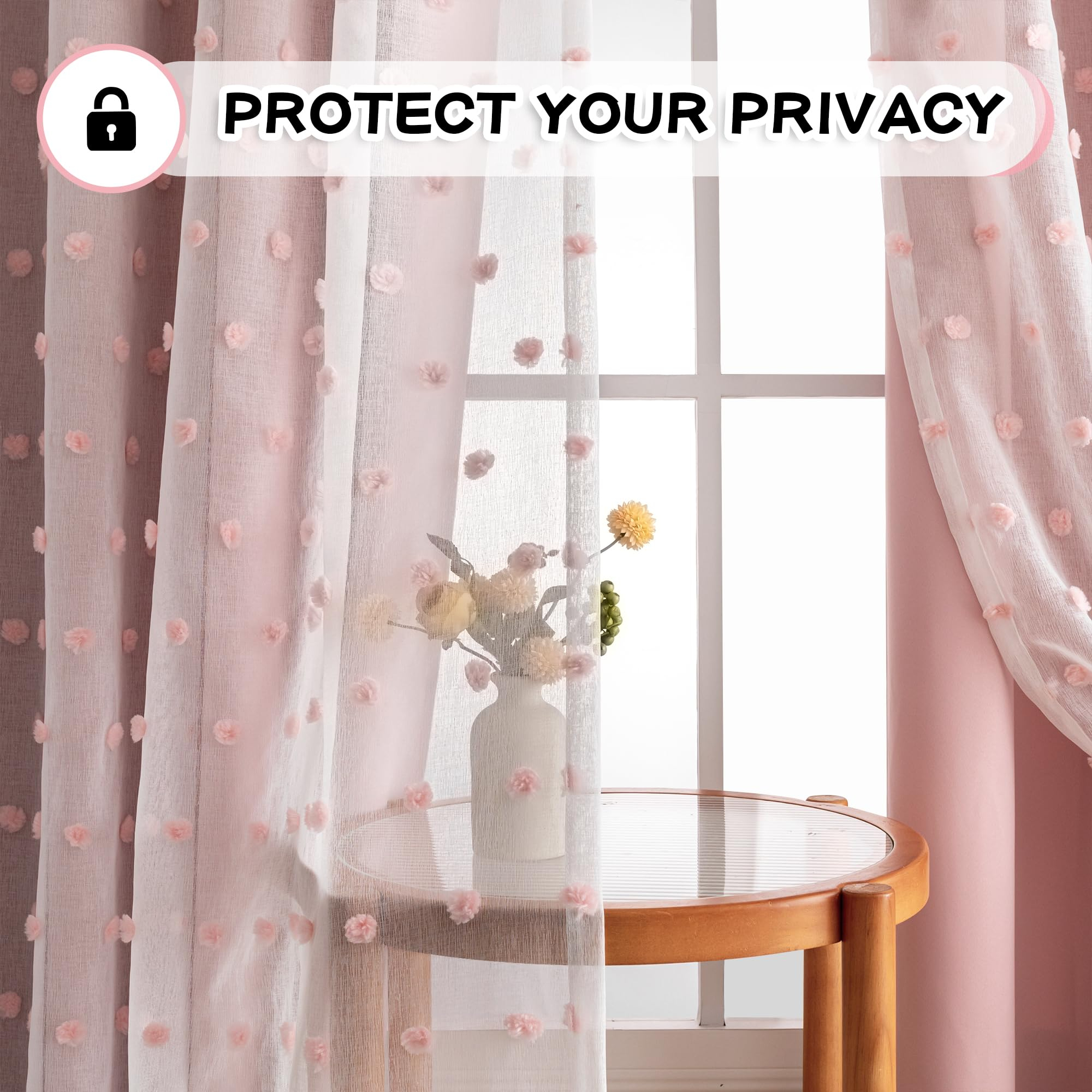 1PC Curtain for Girl's Room, P - Baby Nursery Blackout Curtains recension och pris