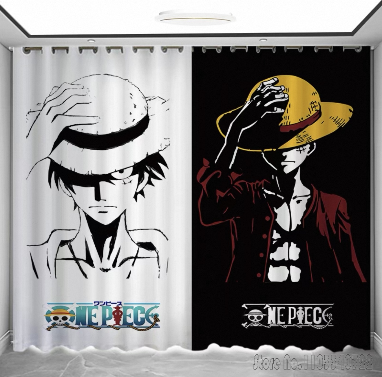 2026 Popular One Piece Roronoa - Baby Nursery Blackout Curtains recension och pris