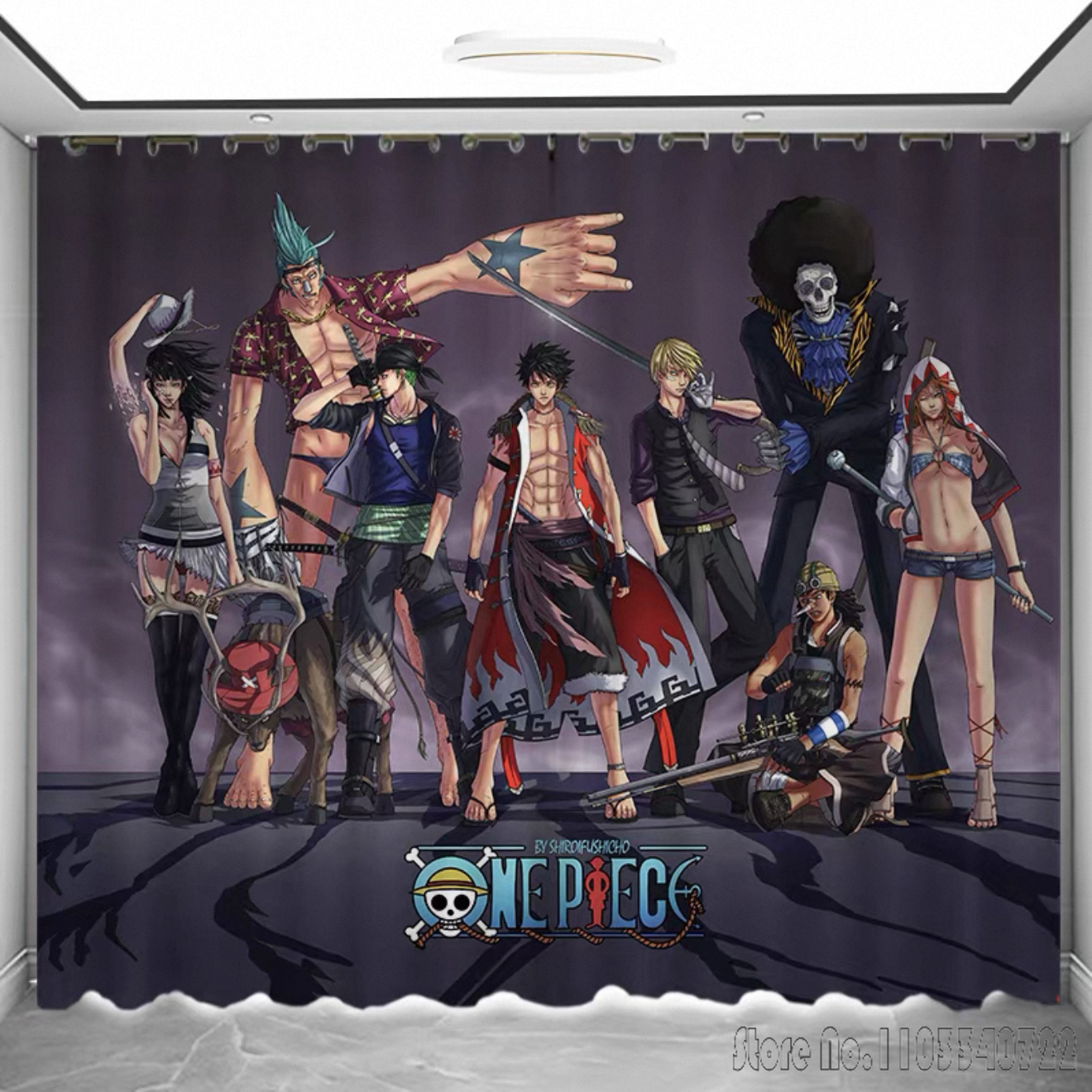 2026 Popular One Piece Roronoa - Baby Nursery Blackout Curtains recension och pris
