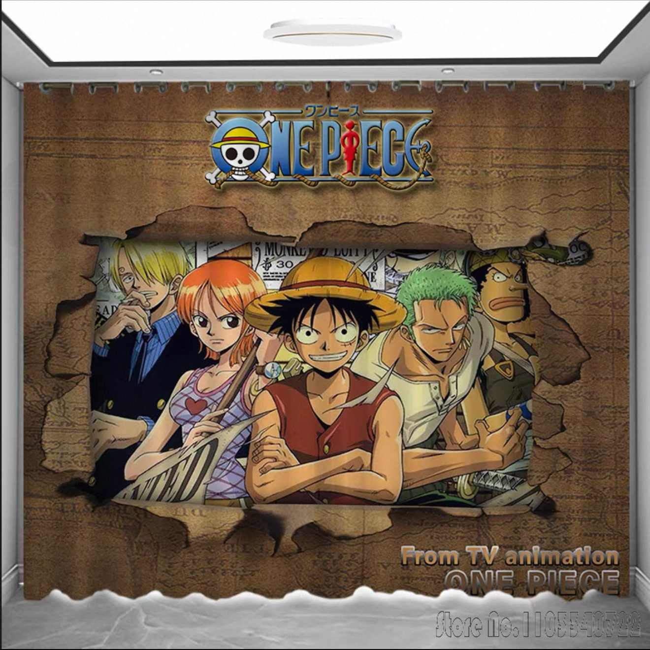 2026 Popular One Piece Roronoa - Baby Nursery Blackout Curtains recension och pris